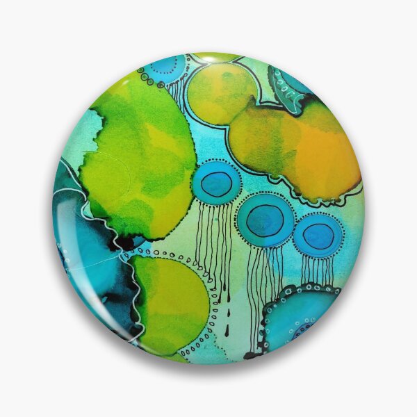 Item preview, Blue and Yellow Abstract designed and sold by Andrea Garber.