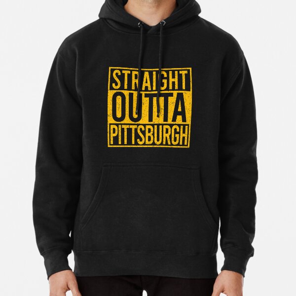 Steelers Football Hoodie Grey/ Black Hoodie Sports Fan Gear 