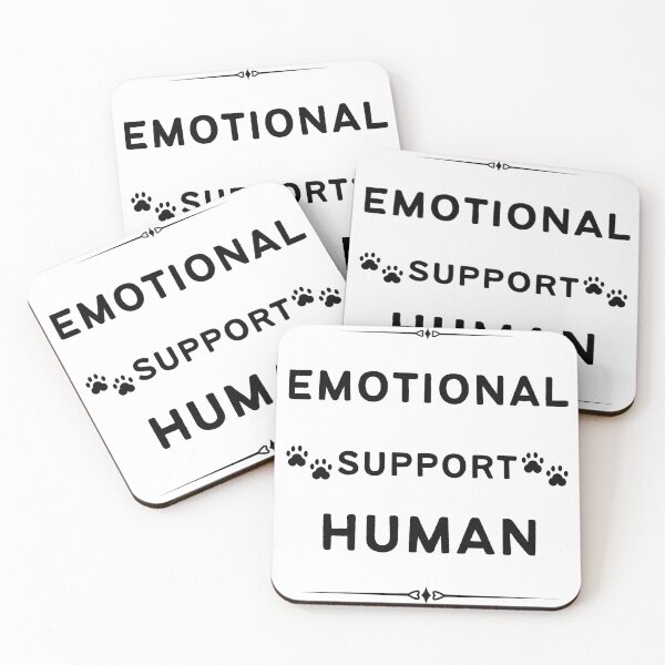 Item preview, emotional support human designed and sold by ShopNicolexo.