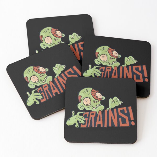Item preview, Vegan zombie wants to eat grains designed and sold by Deez Direct.