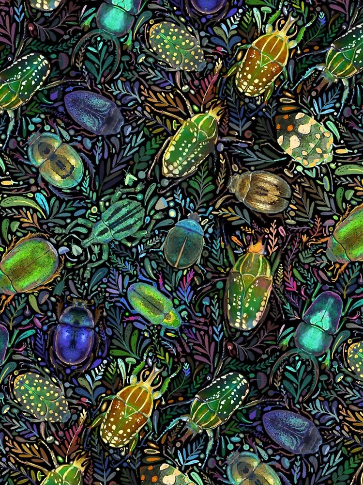Coleoptera beetle pattern by dianafloresblaz