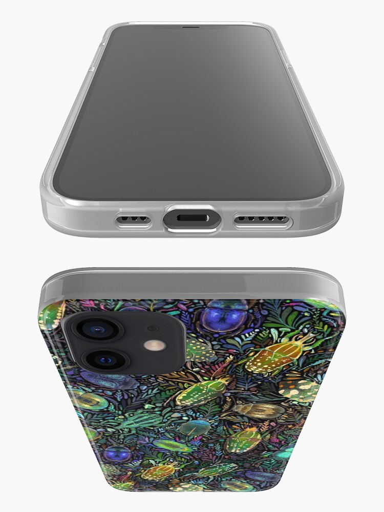 Alternate view of Coleoptera beetle pattern iPhone Case & Cover
