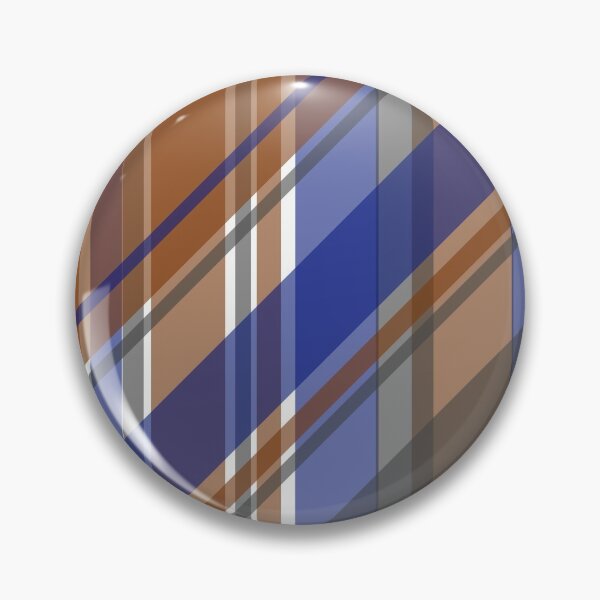 Item preview, Tartan - Diagonal Tartan - Brown & Blue designed and sold by Quooki.