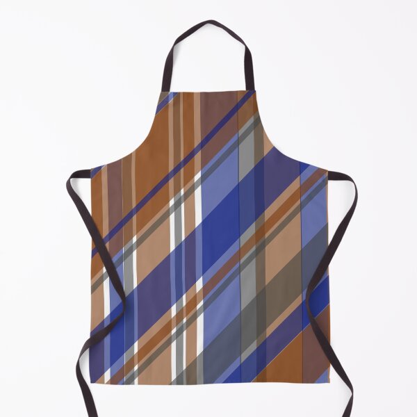 Item preview, Tartan - Diagonal Tartan - Brown & Blue designed and sold by Quooki.