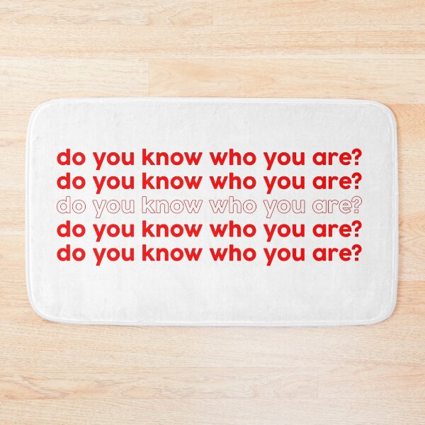 Item preview, do you know who you are? designed and sold by virginia nash.