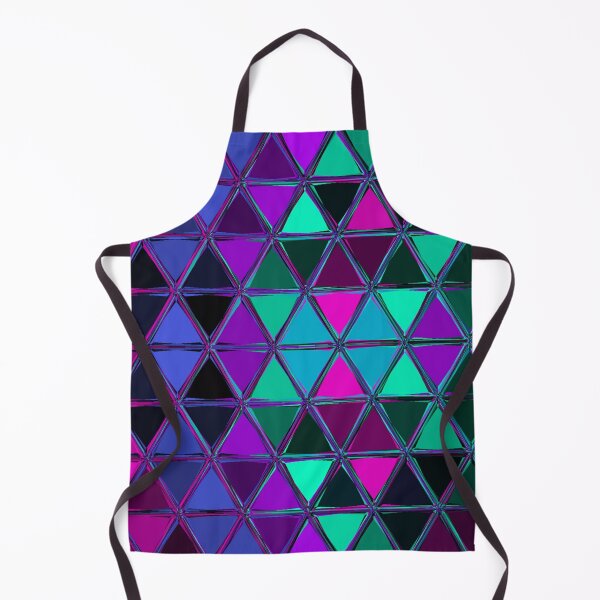 Item preview, Geometric shapes-triangle-plastic- purple/green/blue shades designed and sold by wiwiart.