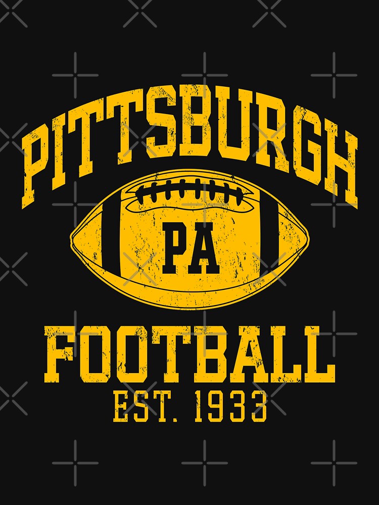 Pittsburgh Est. 1933 Sports Vintage Football Classic Unisex 