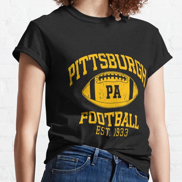 Pittsburgh Pirates Three Rivers Stadium T-Shirt from Homage. | Gold | Vintage Apparel from Homage.