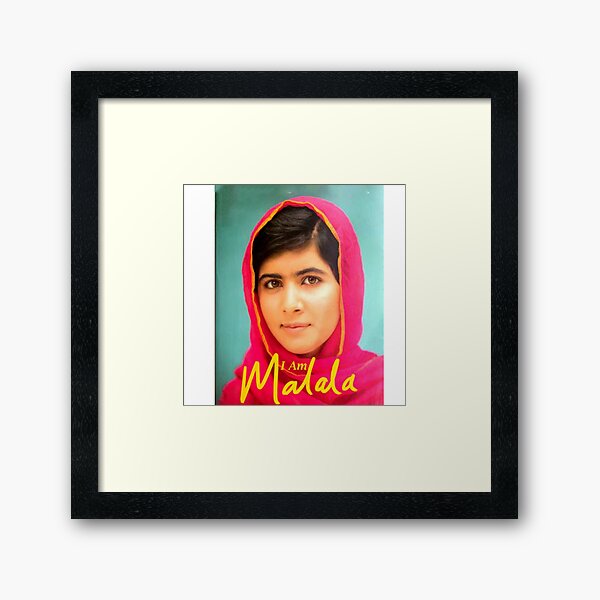 Malala Yousafzai Framed Art Print