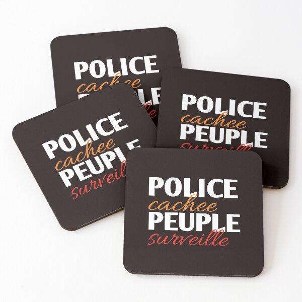 Item preview, police cachée  peuple surveillé designed and sold by medbouk1.