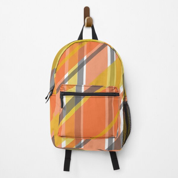 Item preview, Tartan - Diagonal Tartan - Orange & Yellow designed and sold by Quooki.