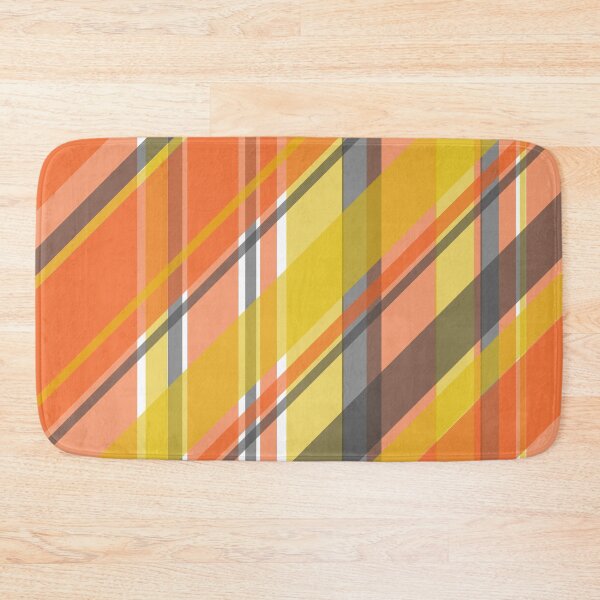 Item preview, Tartan - Diagonal Tartan - Orange & Yellow designed and sold by Quooki.