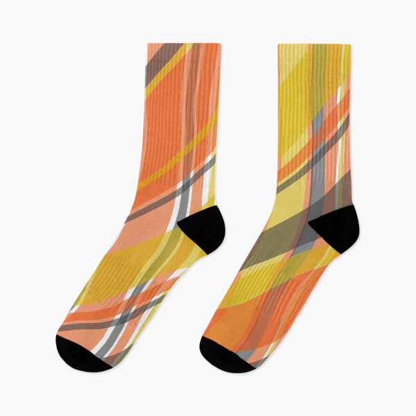 Item preview, Tartan - Diagonal Tartan - Orange & Yellow designed and sold by Quooki.