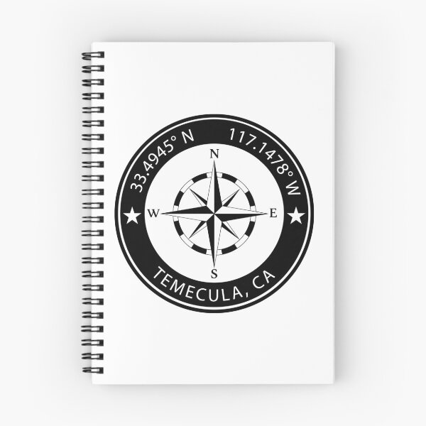 Item preview, Temecula, California Geographical Coordinates designed and sold by TeeOhGraphics.