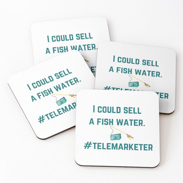 Item preview, I could sell a fish water #telemarketer - gift designed and sold by CJCTEES.