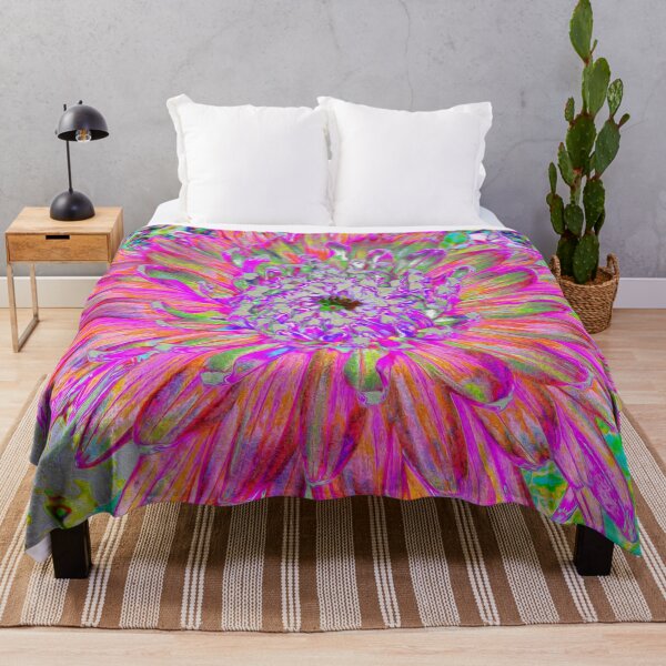 Item preview, Explosión de dalia decorativa arco iris colorido designed and sold by myrubiogarden.
