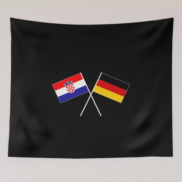 Item preview, German-Croatian friendship flag flag designed and sold by GeogDesigns.
