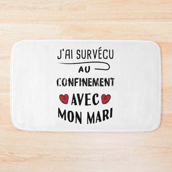 Item preview, I survived confinement with my husband designed and sold by Catcrea.