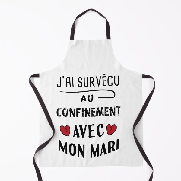 Item preview, I survived confinement with my husband designed and sold by Catcrea.