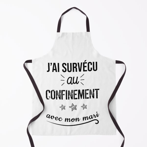 Item preview, I survived confinement with my husband designed and sold by Catcrea.