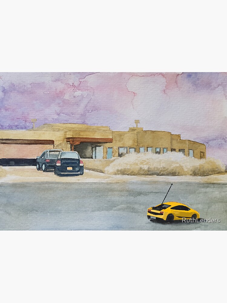 "Hank Schrader's house in Breaking Bad" Sticker by RuthLenders Redbubble