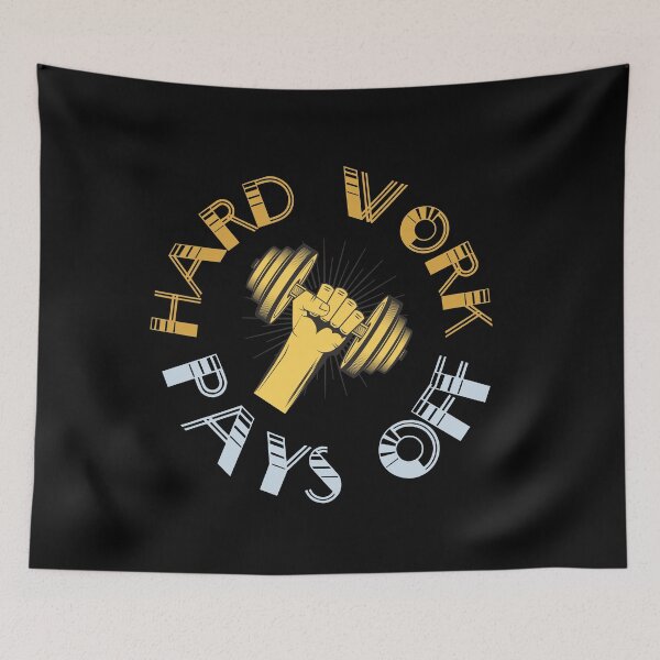 Item preview, Hard work pays off-gym designed and sold by EmotionArt.