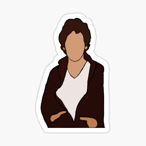 Dessin de l'obscurité de Bruce Springsteen Sticker