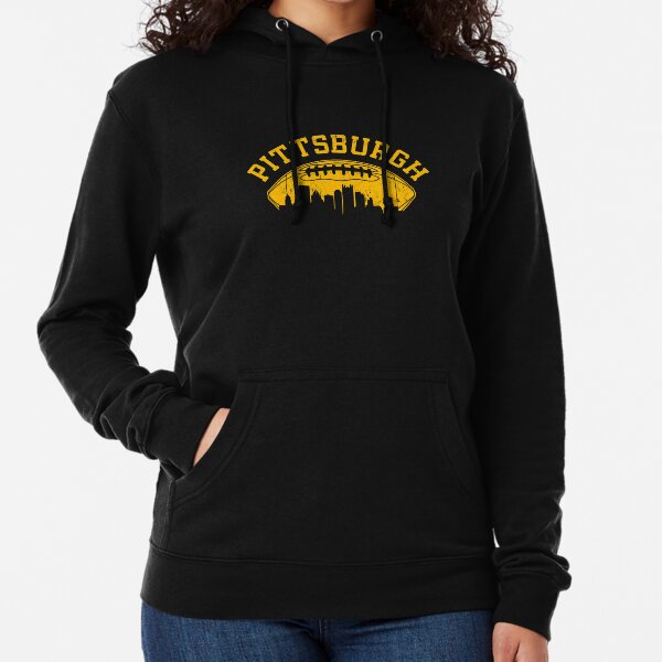 PITTSBURGH STEELERS RETRO CLASSIC FLC HOODIE (EGGSHELL/ BLACK)