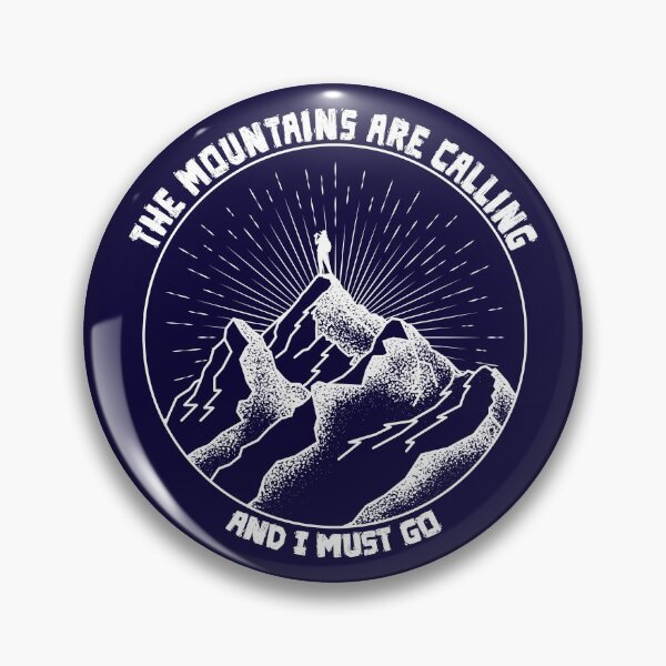 Item preview, The Mountains are Calling and I must go Outdoor Camping Hiking Design designed and sold by trendyzcom.