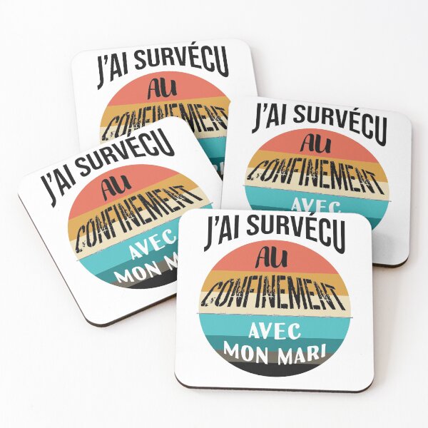 Item preview, I survived confinement with my husband designed and sold by Catcrea.