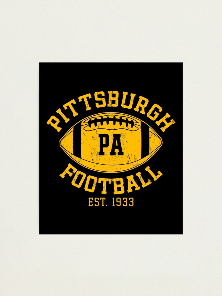 Vintage Pittsburgh Retro Steelers Football Team Pennsylvania Skyline Sport  Lover Gift For Fan Poster for Sale by BransonArt