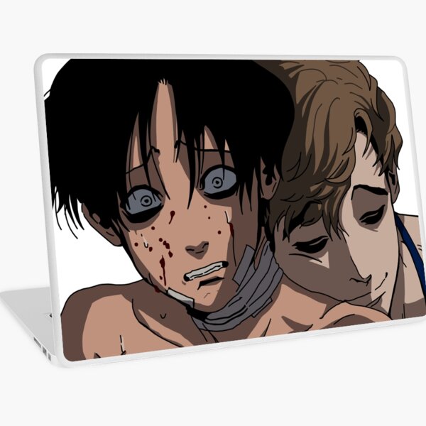 Killing Stalking Yoonbum X Sangwoo Cute Laptop Skin By Furrsik Redbubble