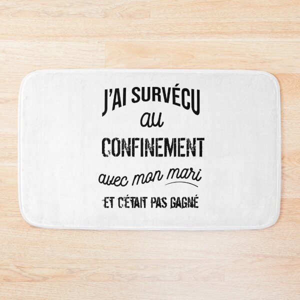 Item preview, I survived confinement with my husband designed and sold by Catcrea.