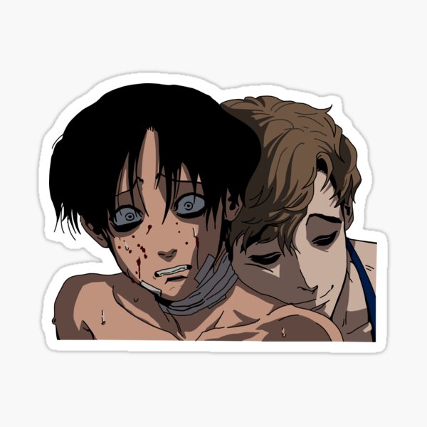 Killing Stalking Sticker for Sale by vs-art-shop