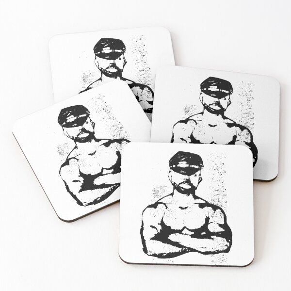 Item preview, Distressed sexy gay Leather Daddy designed and sold by blueveins.