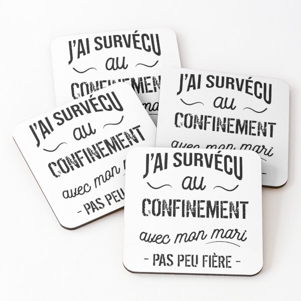 Item preview, I survived confinement with my husband designed and sold by Catcrea.