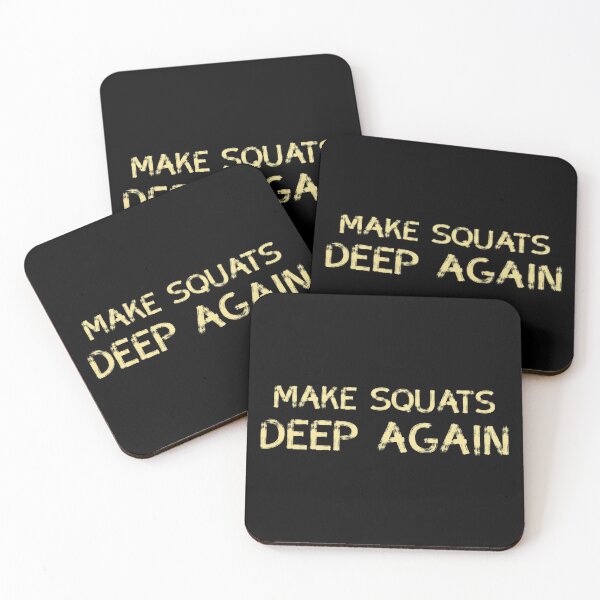 Item preview, Make Squats Deep Again funny Gifts ideas for gym club  designed and sold by AYACHI90.