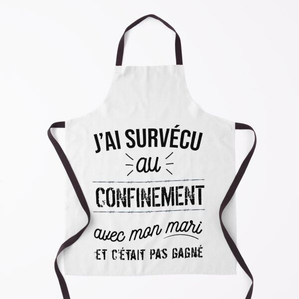 Item preview, I survived confinement with my husband designed and sold by Catcrea.