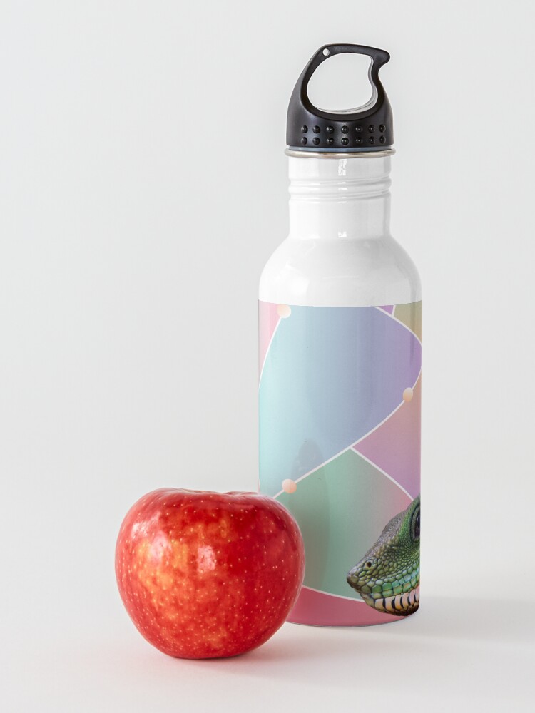 Alternate view of Geometric Pattern Chinese Water Dragon Water Bottle