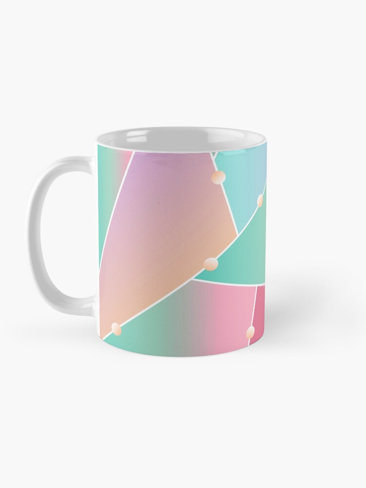 Alternate view of Geometric Pattern Chinese Water Dragon Mug