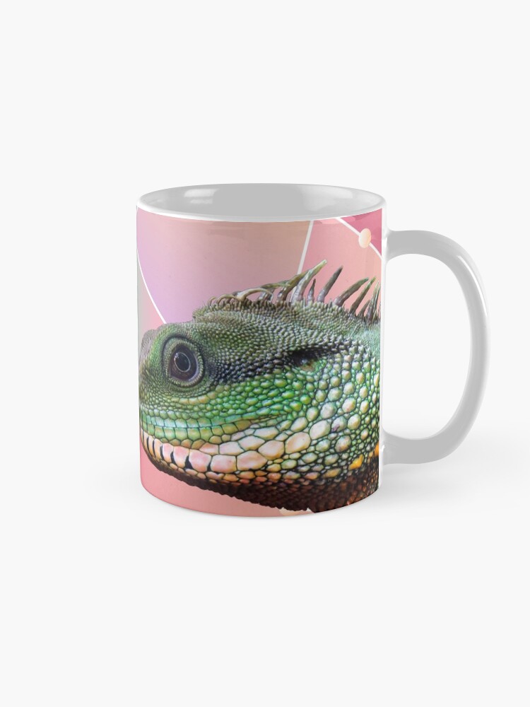 Alternate view of Geometric Pattern Chinese Water Dragon Mug
