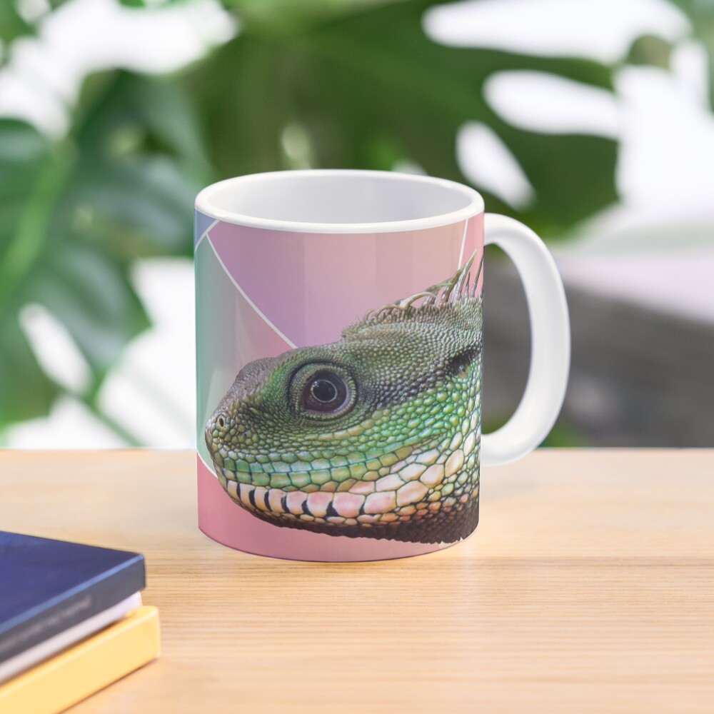 Geometric Pattern Chinese Water Dragon Mug