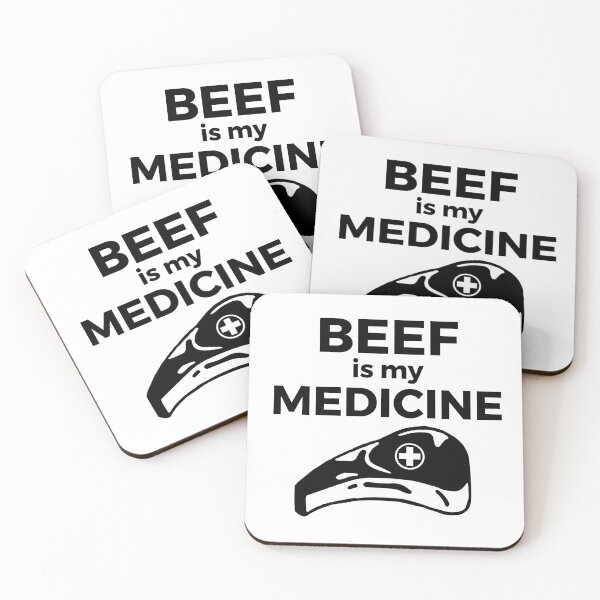 Item preview, Beef is my medicine designed and sold by PurrfectCorner.