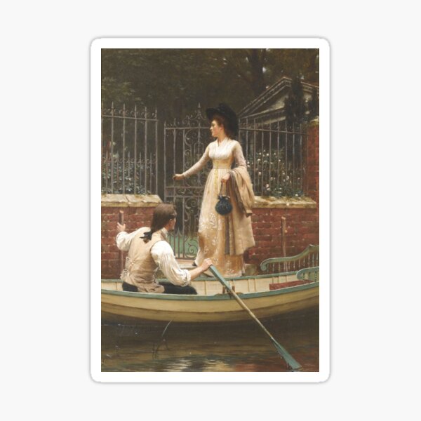 Item preview, The Elopement by Edmund Blair Leighton - Vintage Art designed and sold by RickE.