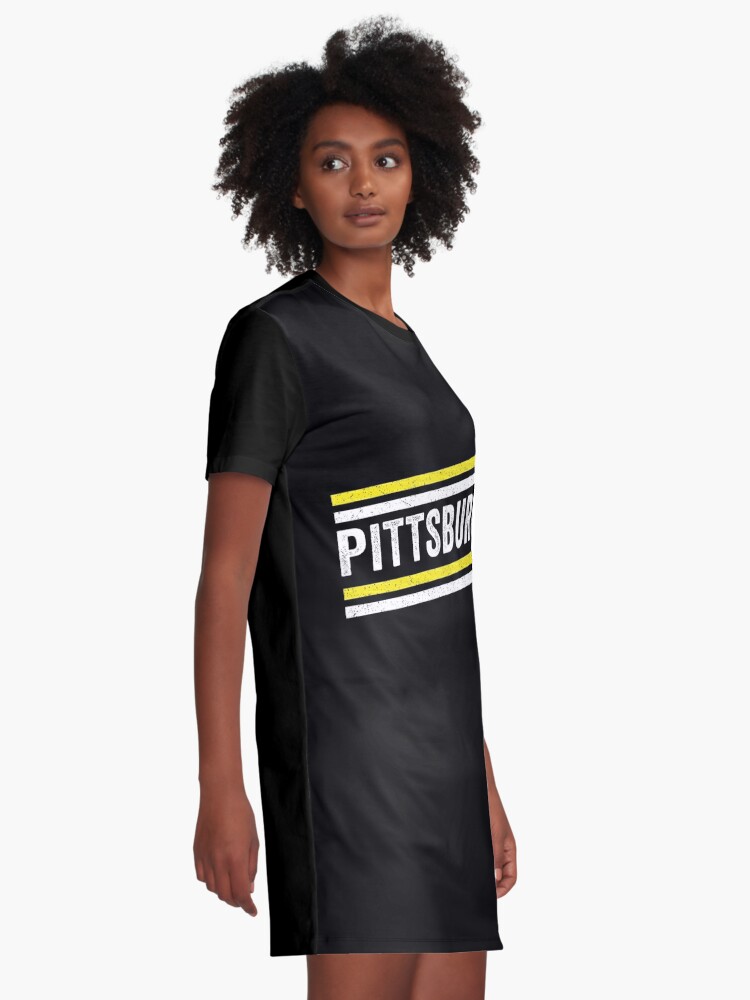 Vintage Pittsburgh Retro Steelers Football Team Hometown Pride Sport Lover  Gift For Fan' Graphic T-Shirt Dress for Sale by BransonArt