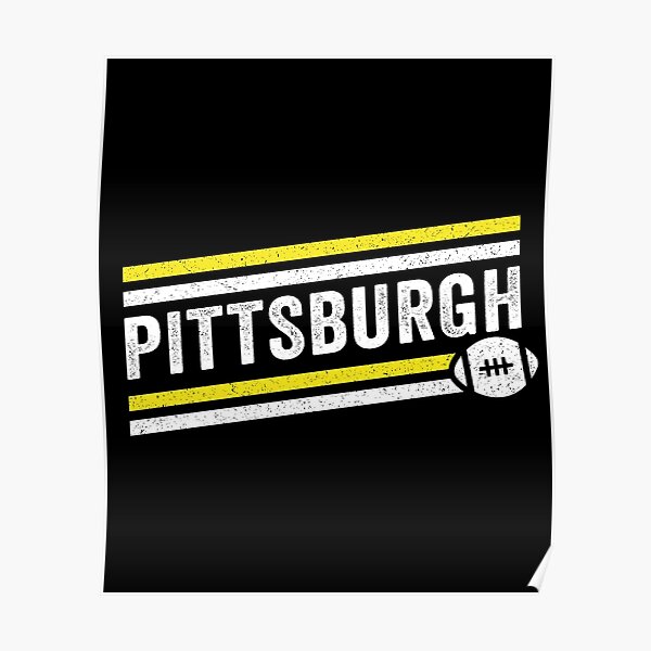 Pittsburgh Steelers Football Team Retro Logo Pennsylvania License