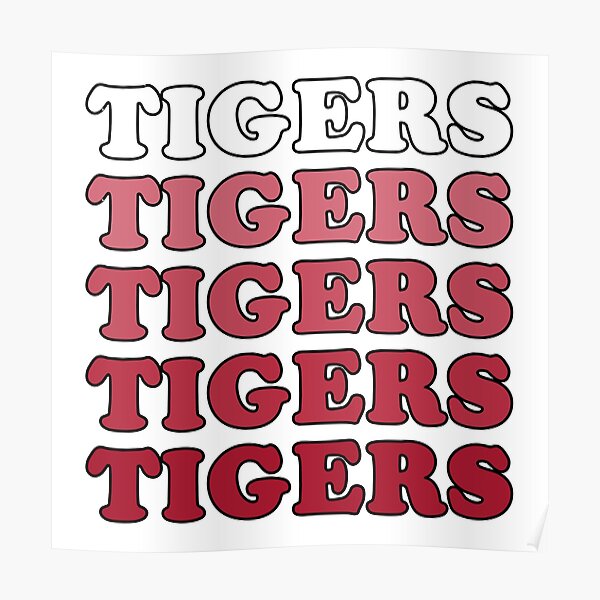 Gotigers West Poster For Sale By Emilyawell Redbubble 3099