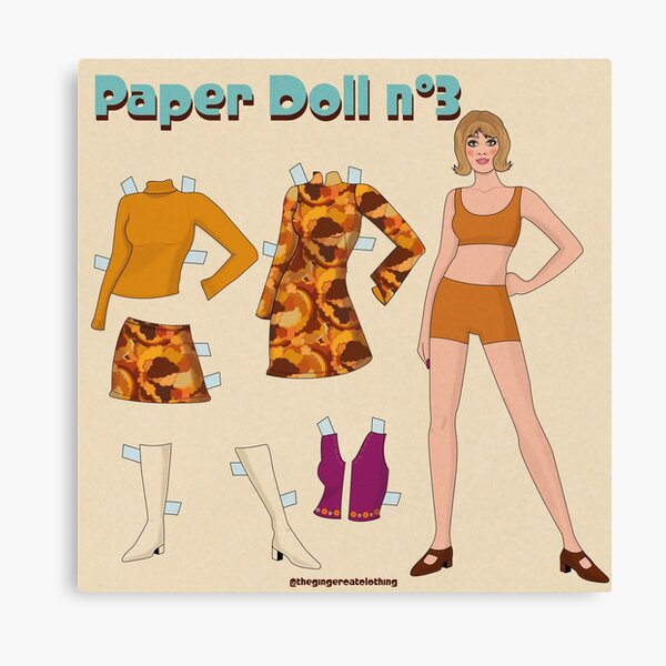 Item preview, Retro Paper Doll designed and sold by ImTheGingerCat.