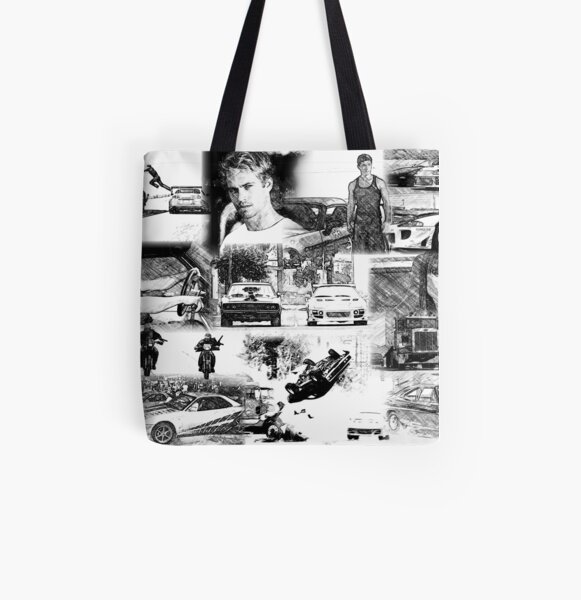 The Fast and the Furious Collage All Over Print Tote Bag