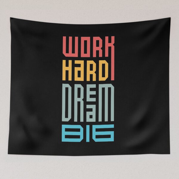 Item preview, Work Hard Dream Big designed and sold by SiddharthaMoon.